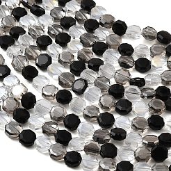 Cuentas de vidrio galvanizado hebras&nbsp;EGLA-A048-01A-06