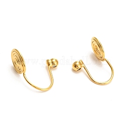 Risultati dei convertitori di orecchini a clip in ottone&nbsp;KK-D060-02G