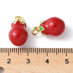 Colgantes de esmalte de latón&nbsp;KK-A252-38G-04