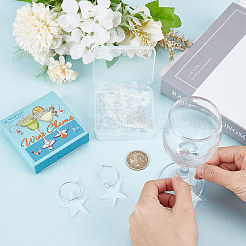 DIY-Kit zur Herstellung leerer Weinglasanhänger&nbsp;DIY-SC0023-79B