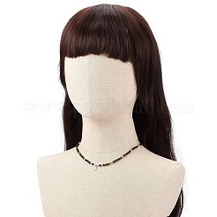 Ensemble de colliers à breloques lune et étoile en zircone cubique claire 2 pièces 2 styles&nbsp;NJEW-JN04149