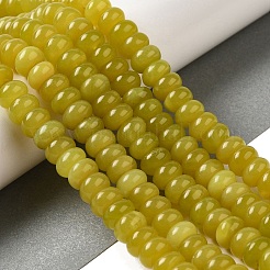 Natürliche Zitronen Jade Perlen Stränge&nbsp;G-G102-C07-01