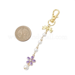 3 pz 3 colori lega smalto fiore ciondolo decorazioni&nbsp;HJEW-JM03673