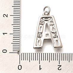 Messing micro pave klare zirkonia anhänger&nbsp;KK-G521-01P