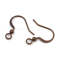 Crochets de boucle d'oreille français en laiton&nbsp;KK-Q369-RC