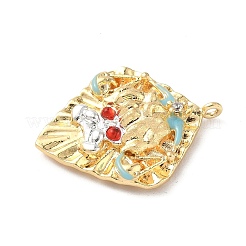 Pendentifs en laiton zircone cubique&nbsp;KK-L250-08G-08