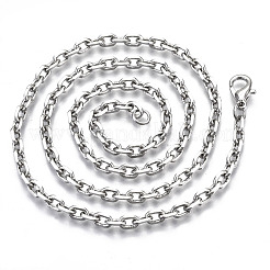 Fabrication de collier de chaînes de câble en laiton&nbsp;MAK-N034-004B-P