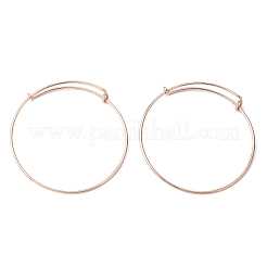Fabbricazione del braccialetto espandibile in ferro regolabile&nbsp;LS-BJEW-R038-RG
