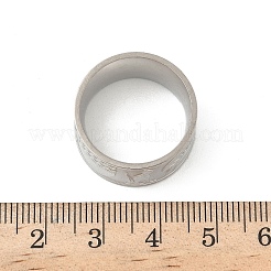 Fingerringe aus 304 Edelstahl für Damen&nbsp;RJEW-F195-04P
