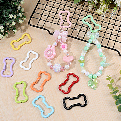 10 Stück 10 Farben Legierung Kletterkarabiner&nbsp;FIND-SC0021-31