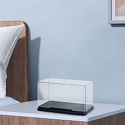 Boîtes d'affichage de modèle de bloc de construction en plastique transparent&nbsp;ODIS-WH0001-08