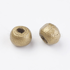 Sprühlackierte Naturholzperlen&nbsp;WOOD-Q030-83G