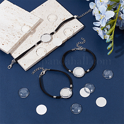 DIY-Armband-Sets aus Wildlederimitat und Aluminium-Wärmeübertragungsrohlingen&nbsp;DIY-DR0002-38