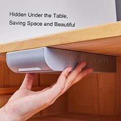 Rangement sous le bureau en plastique&nbsp;AJEW-SZ0001-15A