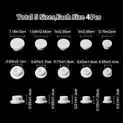 20 Stück Silikon-Flaschenverschlussstopfen in 5 Stilen&nbsp;FIND-GF0004-32
