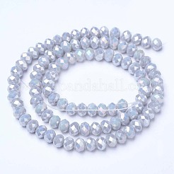 Abalorios de vidrio electroplate hebras&nbsp;EGLA-A034-P4mm-B11