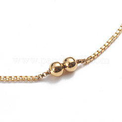 Bracelet de cheville à chaîne en acier inoxydable avec placage ionique (IP)&nbsp;LS-AJEW-G024-12G