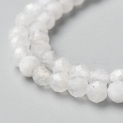 Hebras de cuentas de piedra lunar arco iris natural&nbsp;LS-G-O186-D02-01