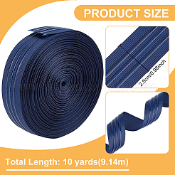 10 Yards rutschfestes Ripsband aus Polyester&nbsp;OCOR-BC0007-62B