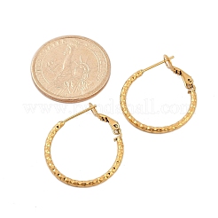 Pendientes de aro de acero inoxidable 304 para mujer&nbsp;EJEW-B114-02A-G