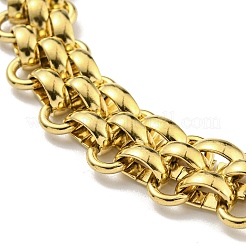 Collane a catena in acciaio inossidabile 304&nbsp;NJEW-P298-01B-G