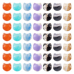80 pz 4 colori perline acriliche bicolore&nbsp;TACR-TA0001-50B