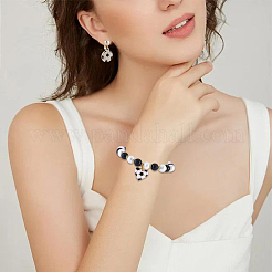 30pcs 5 styles de pendentifs en émail en alliage&nbsp;ENAM-SC0008-16