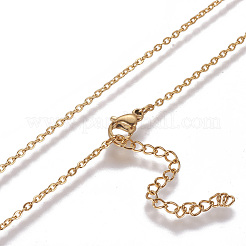 Collane con ciondolo in acciaio inossidabile 304&nbsp;NJEW-F264-05G
