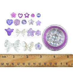 DIY-Sets zur Herstellung von Armbändern aus Acryl- und ABS-Kunststoff mit Blumen und Sternen&nbsp;DIY-FS0006-51