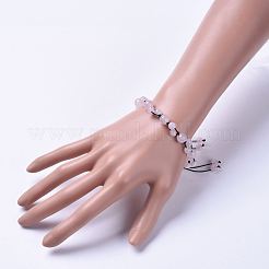 Nylon regolabile bracciali intrecciati cavo di perline&nbsp;BJEW-JB04520