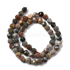 Perles de jaspe picasso naturelles&nbsp;G-Z119-A25-01