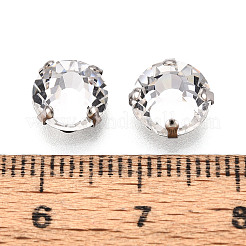 Flacher runder Strass zum Aufnähen&nbsp;KK-N282-01D-P