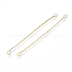 Connettori a maglie nappa a catena in ottone&nbsp;X-KK-R129-05G