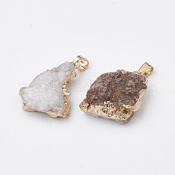 Druzy naturale agata ciondoli&nbsp;G-Q494-76F