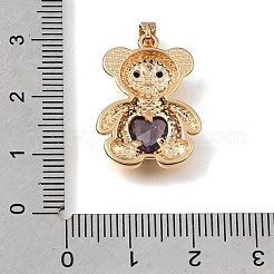 Ciondoli di vetro di ottone&nbsp;GL-K001-01
