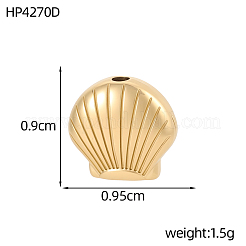 304 Edelstahlperlen&nbsp;STAS-OY017-56G