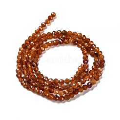 Natürliche orange Granatperlen Stränge&nbsp;G-RM2025-03-2.5mm