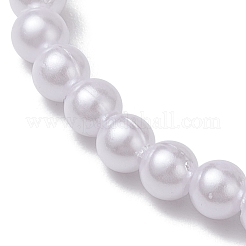 4 stücke 4 stile galvanisieren glas & imitiert perle acryl perlen stretch armband sets&nbsp;BJEW-JB10415