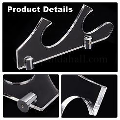 Supporti porta spada in acrilico a 2 livello&nbsp;ODIS-WH0086-122