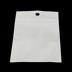 Sacs d'emballage refermables en plastique nacré&nbsp;X-OPP-R003-16x24