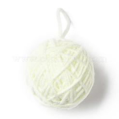 Adornos de bolas de navidad de punto de hilo&nbsp;AJEW-P106-01E