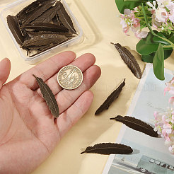 20 broche de latón con forma de pluma&nbsp;JEWB-CO0001-01AB