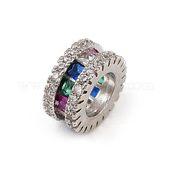 Messing Zirkonia European Beads&nbsp;KK-L236-10P