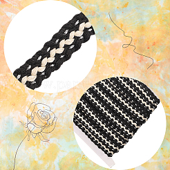 Nastri di cotone intrecciati&nbsp;DIY-WH0082-36A