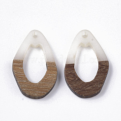 Colgantes de resina y madera de nogal&nbsp;RESI-T023-A-17-M