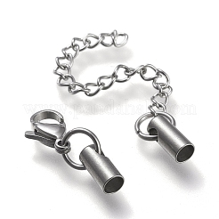 Rallonge de chaîne gourmette en acier inoxydable 304 résistant au ternissement&nbsp;STAS-K195-29P-01