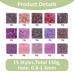15 Stile Glasperlen&nbsp;SEED-FH0001-13