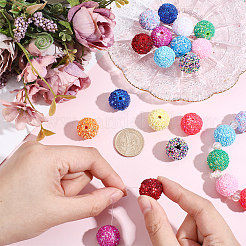 26pcs 13 couleurs perles acryliques&nbsp;SACR-PA0001-38