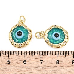 Pendenti in zirconi cubici trasparenti in micro pavè di ottone&nbsp;CU-CBA7E9C-08A-G