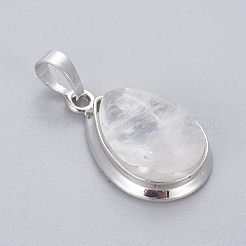 Pendentifs en pierre naturelle & synthétique mixte&nbsp;G-L512-C